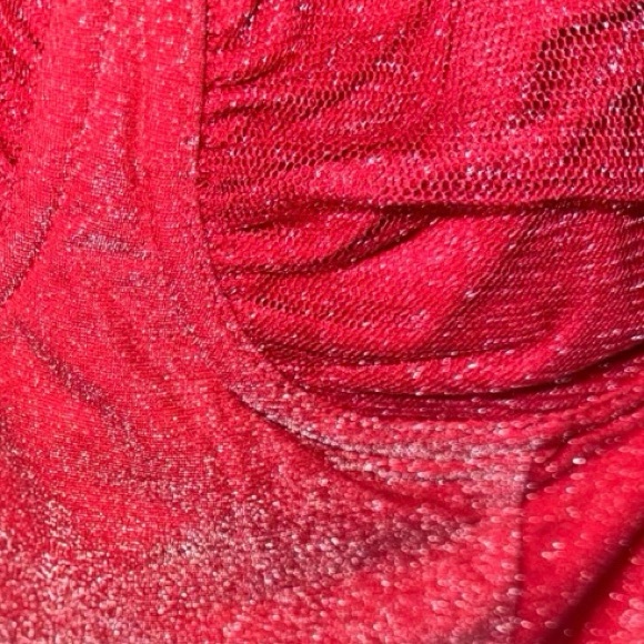 Beach Riot Dede One Piece in Red Hot Shine - Picture 3 of 3